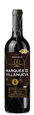 Grandes Vinhos Marques de Villanueva Tempranillo Reserva DOP 2015